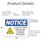 Signmission Radiation & Laser Sign, 10 in H x 14 in W, Plastic, Rectangle OS-2PACK-NS-P-1014-L-10604 - alternate 7